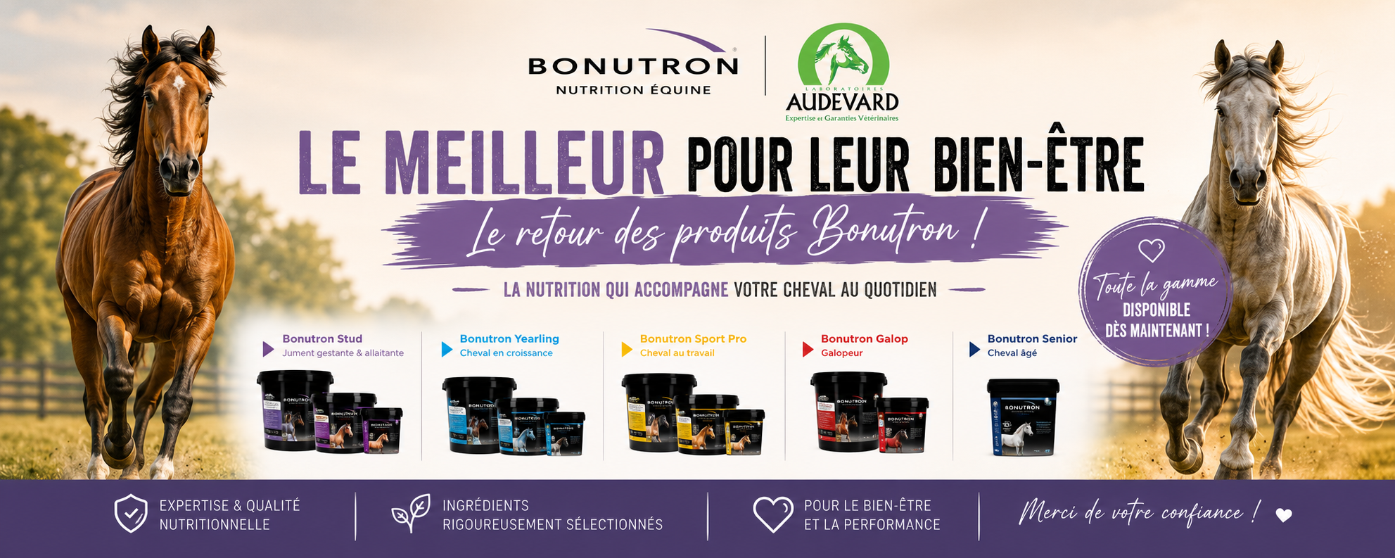 Présentation de la gamme bonutron